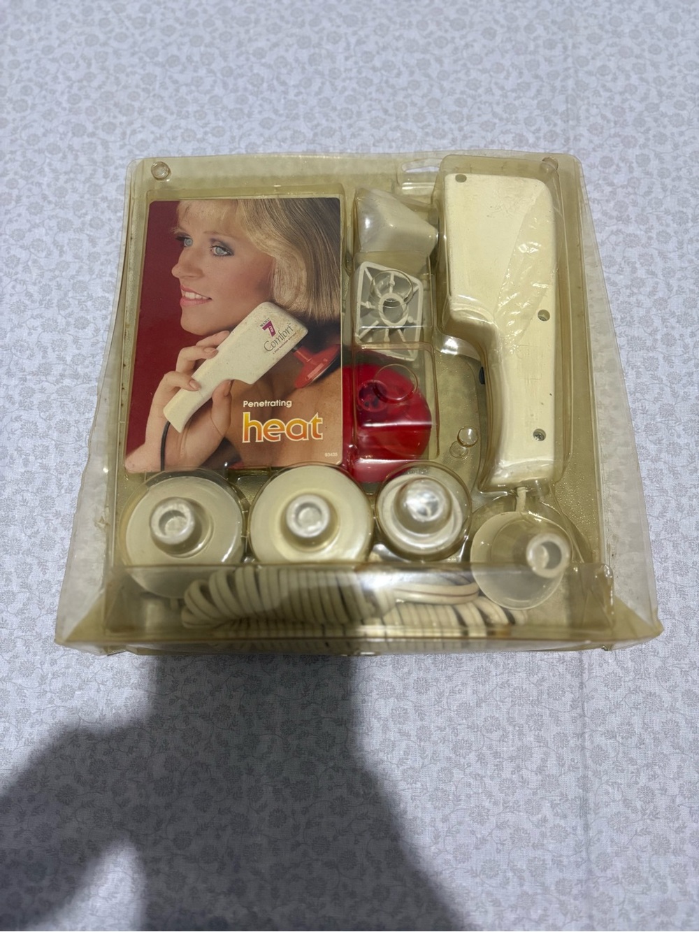 Vintage Wahl Comfort 7 Way Body Massager w/ Penetrating Heat 2 Speed White WORKS